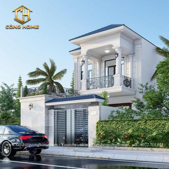 NH&Agrave; PHỐ HIỆN ĐẠI 2 TẦNG M&Aacute;I NHẬT TẠI DẦU GI&Acirc;Y ĐỒNG NAI 