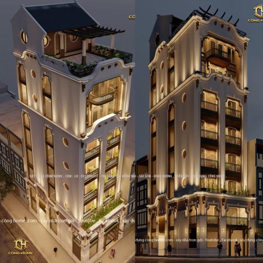 BIỆT THỰ INDOCHINE 7 TẦNG&nbsp;- 2 MẶT TIỀN&nbsp; 