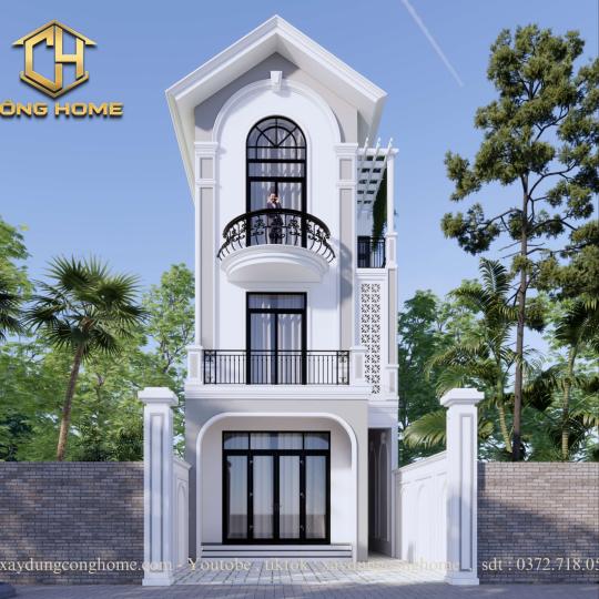 Biệt Thự 3 Tầng T&acirc;n Cổ Điển M&aacute;i Th&aacute;i Si&ecirc;u Sang Trọng Tại B&igrave;nh T&acirc;n