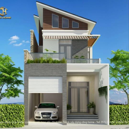 NH&Agrave; PHỐ HIỆN ĐẠI 2 TẦNG M&Aacute;I X&Eacute;O TẠI DĨ AN B&Igrave;NH DƯƠNG 
