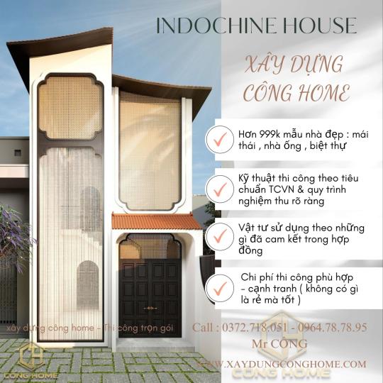 NH&Agrave; PHỐ INDOCHINE TẠI TP LONG XUY&Ecirc;N TỈNH AN GIANG 