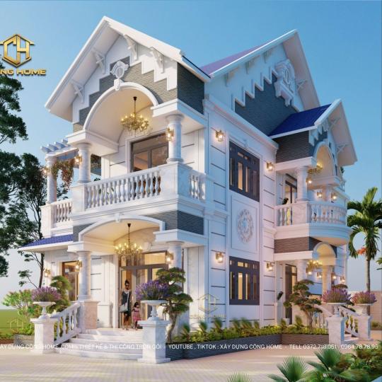 Biệt Thự 2 Tầng M&aacute;i Th&aacute;i Tại T&acirc;y Ninh 