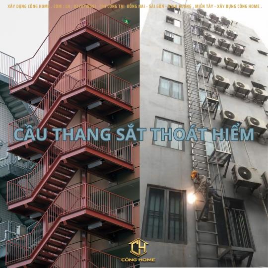 TỔNG HỢP MẪU CẦU THANG SẮT THO&Aacute;T HIỂM + GIẾNG TRỜI 