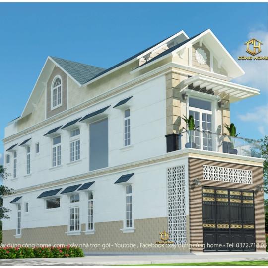 NH&Agrave; PHỐ HIỆN ĐẠI 2 TẦNG M&Aacute;I TH&Aacute;I TẠI LONG TH&Agrave;NH ĐỒNG NAI 