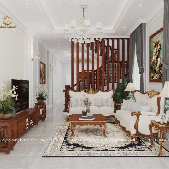 NỘI THẤT T&Acirc;N CỔ ĐIỂN TẠI DĨ AN B&Igrave;NH DƯƠNG 