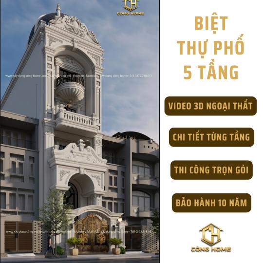 BIỆT THỰ PHỐ 5 TẦNG 