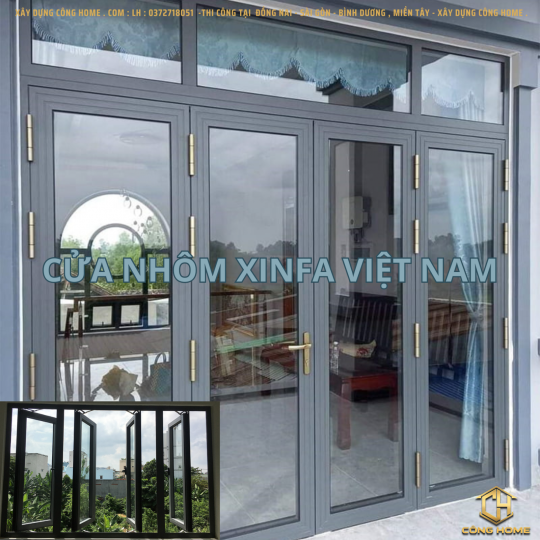 TỔNG HỢP MẪU CỬA NH&Ocirc;M XINFA - K&Iacute;NH CƯỜNG LỰC 