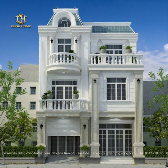 Biệt Thự 3 Tầng T&acirc;n Cổ Điển Tại Huyện Cần Giờ - Tphcm 