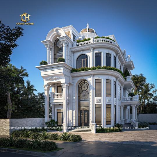 Thi c&ocirc;ng biệt thự trọn g&oacute;i